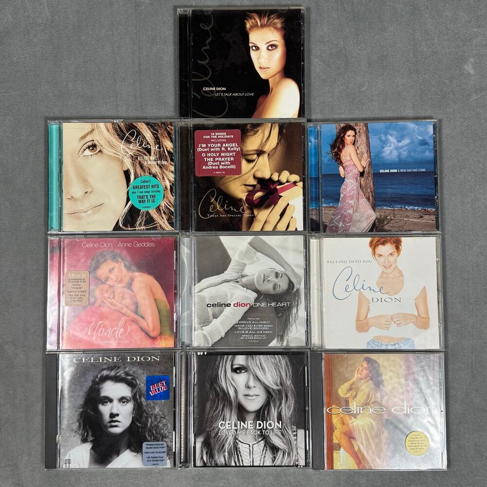 Celine Dion Lot of 10